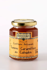 Confiture aux fruit d'automne Confiture de Pomme Caramlise au Calvados
