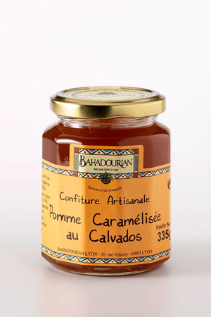 Confiture aux fruit d'automne Confiture de Pomme Caramélisée au Calvados